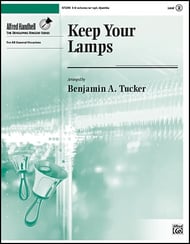 Keep Your Lamps Handbell sheet music cover Thumbnail